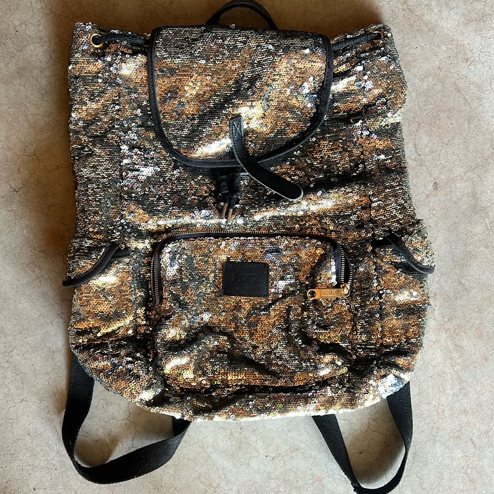 Sequin Backpack - image 1